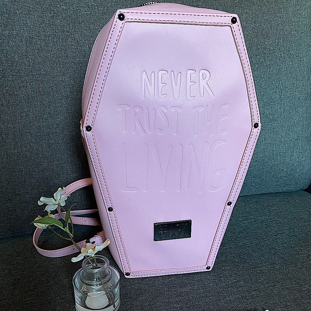Blackcraft pink coffin Backpack